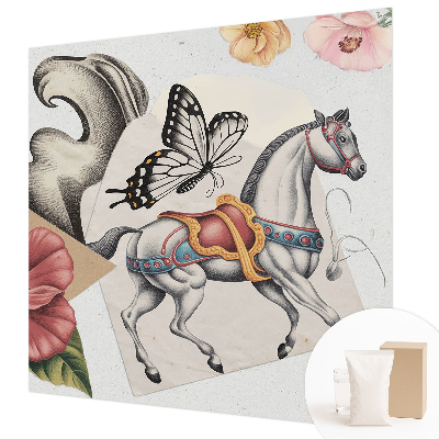 Vliesová fototapeta pre deti Starožitné kvety