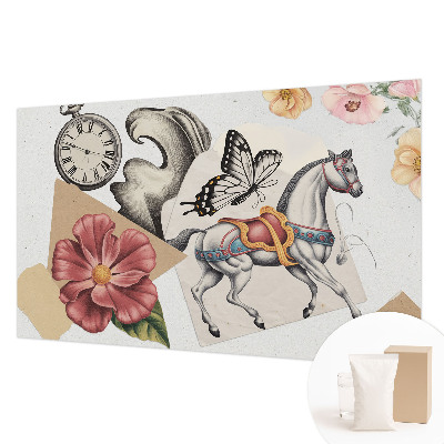 Vliesová fototapeta pre deti Starožitné kvety