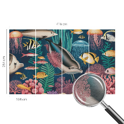 Fotografická tapeta na vliese Podvodná fauna