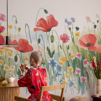 Dekoratívna fototapeta na stenu Letná lúka