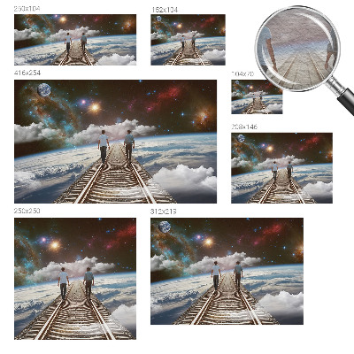 Moderná fototapeta na mieru Vesmírna cesta