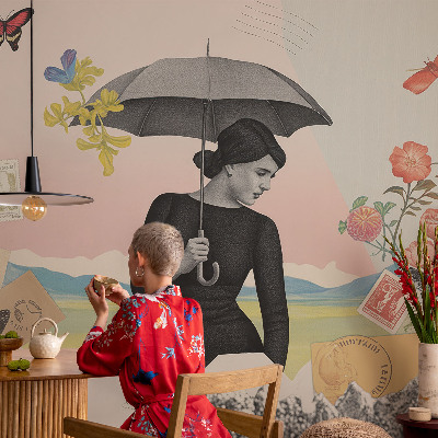 Fototapeta na mieru do obývačky Romantická koláž