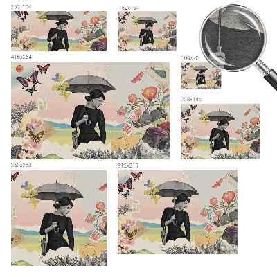 Fototapeta na mieru do obývačky Romantická koláž