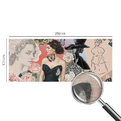 Luxusná tapeta Kvety a portréty