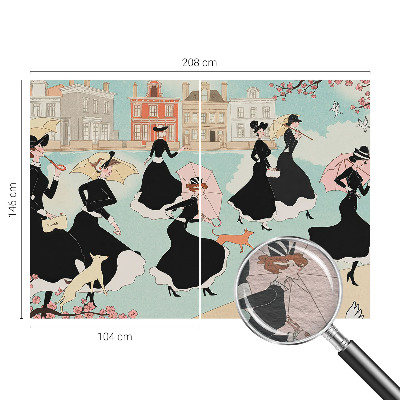 Fototapeta na mieru do spálne Ženy kráčajúce