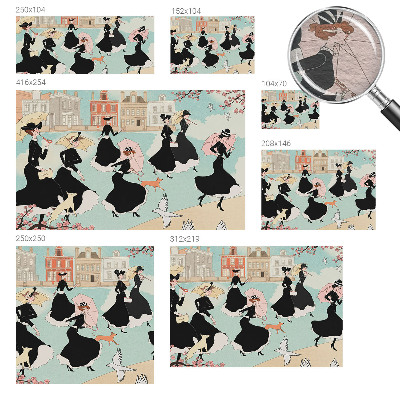 Fototapeta na mieru do spálne Ženy kráčajúce