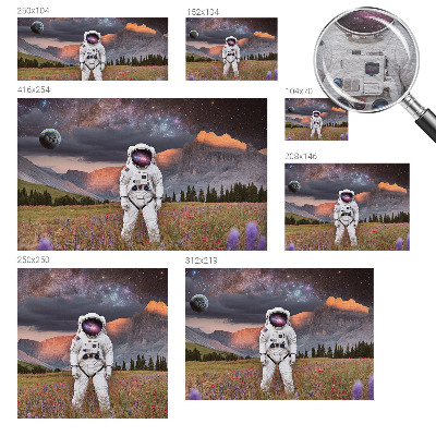 Fototapeta na stenu Kozmická krajina