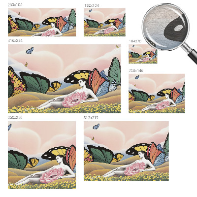 Fototapeta na stenu Motýlia lúka