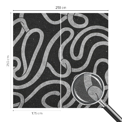 Fototapeta do obývačky Skrútené tvary