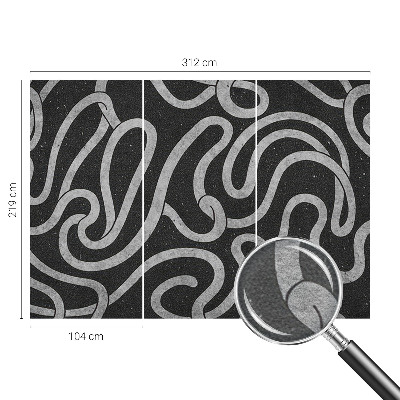 Fototapeta do obývačky Skrútené tvary