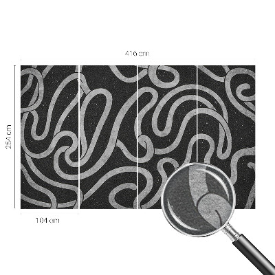 Fototapeta do obývačky Skrútené tvary