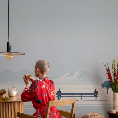 Fotografická tapeta vliesová Minimalistická krajina