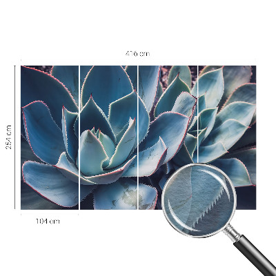 Fotografická tapeta na vliese Zelená aloe