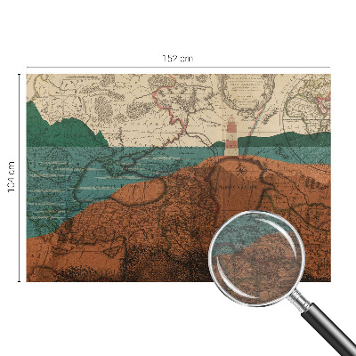 Vliesová fototapeta s potlačou Historická mapa