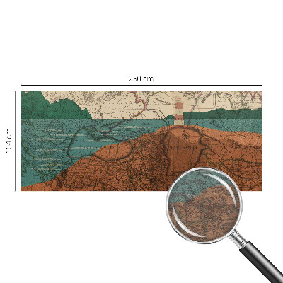 Vliesová fototapeta s potlačou Historická mapa