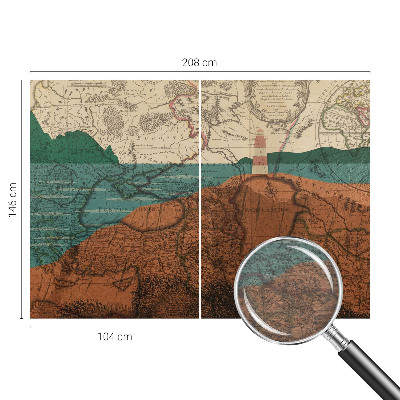 Vliesová fototapeta s potlačou Historická mapa