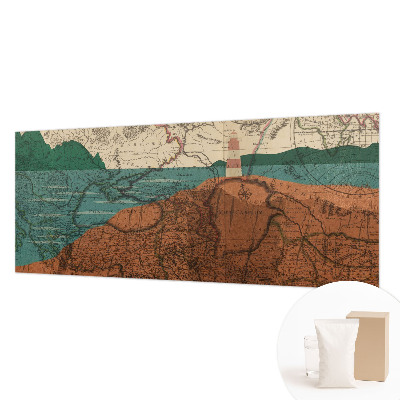 Vliesová fototapeta s potlačou Historická mapa