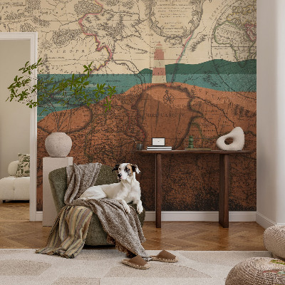 Vliesová fototapeta s potlačou Historická mapa