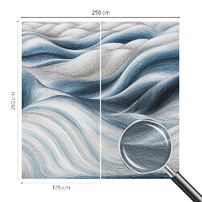 Luxusná tapeta Jemné vlny