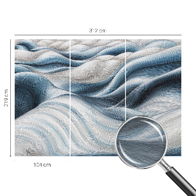 Luxusná tapeta Jemné vlny