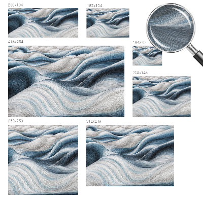 Luxusná tapeta Jemné vlny