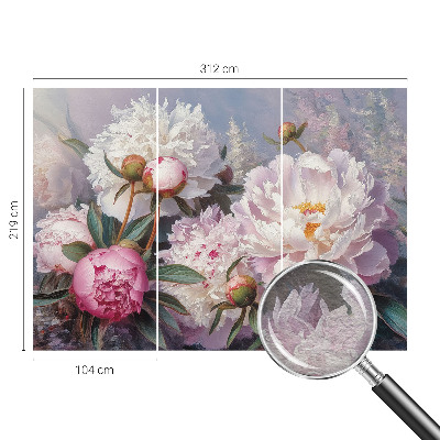 Tapeta Kytica pivoniek