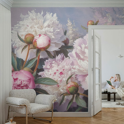 Tapeta Kytica pivoniek