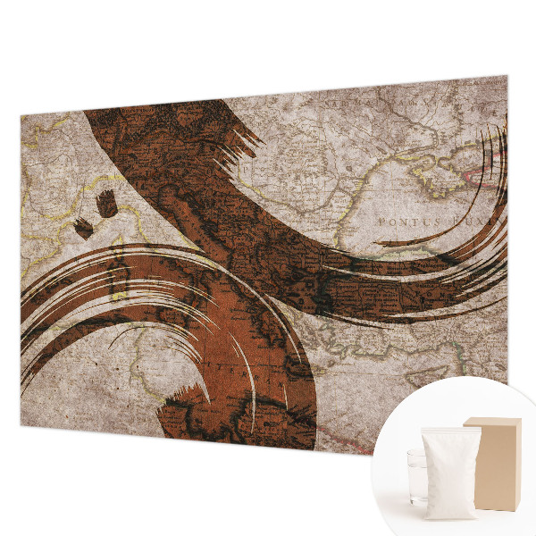 Fototapeta na stenu Umelecká mapa