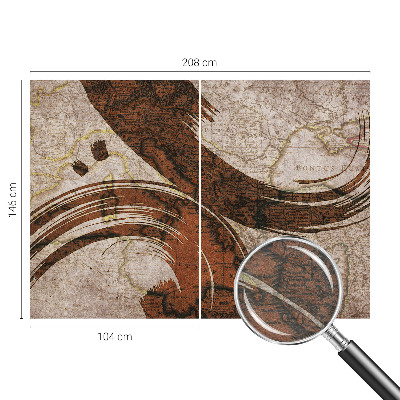 Fototapeta na stenu Umelecká mapa