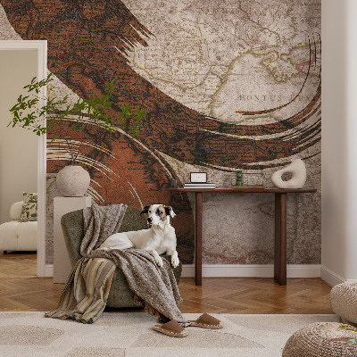 Fototapeta na stenu Umelecká mapa