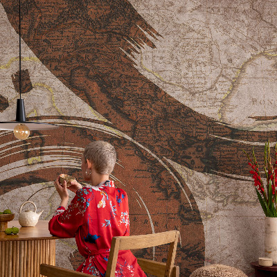 Fototapeta na stenu Umelecká mapa