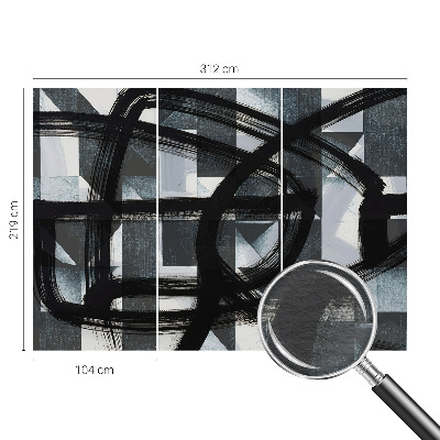 Vliesová fototapeta do obývačky Expresívna geometria