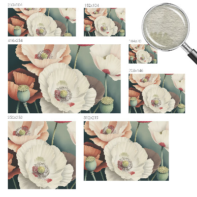 Vliesová fototapeta pre deti Kvetinová krása