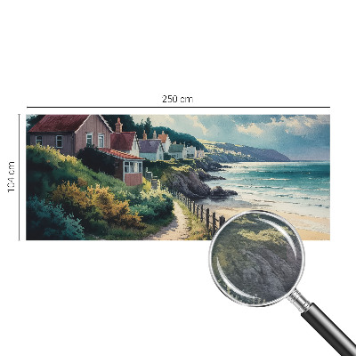 Fototapeta s potlačou na vliese Domy na útesoch