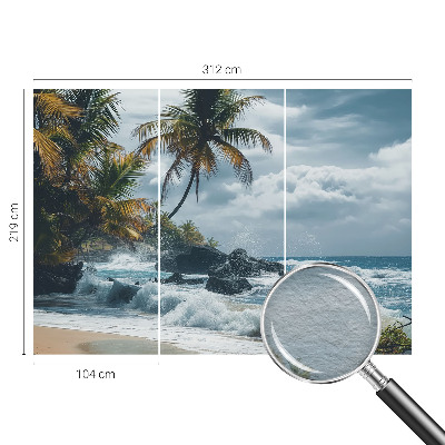 Vliesová fototapeta s potlačou Exotická pláž