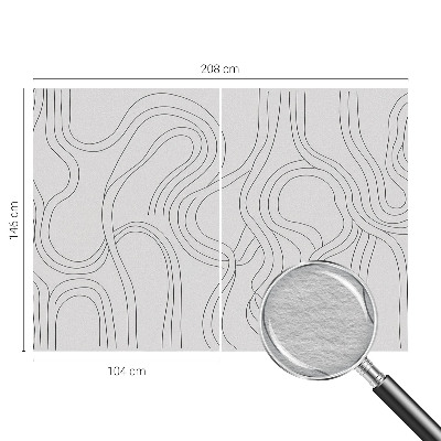 Dekoratívna fototapeta na stenu Organické linky