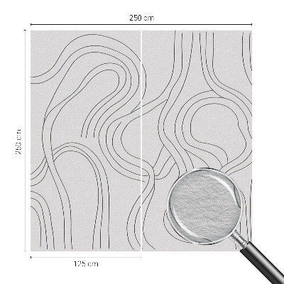 Dekoratívna fototapeta na stenu Organické linky