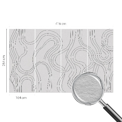 Dekoratívna fototapeta na stenu Organické linky