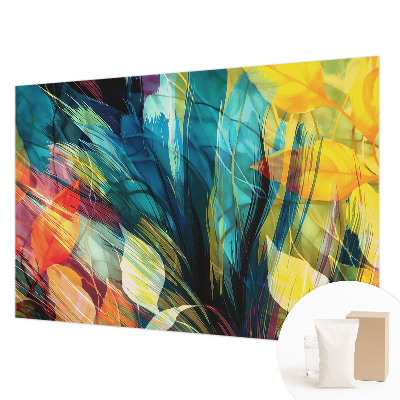 Vliesová tapeta Abstraktné listy