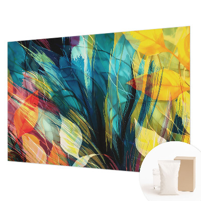 Vliesová tapeta Abstraktné listy