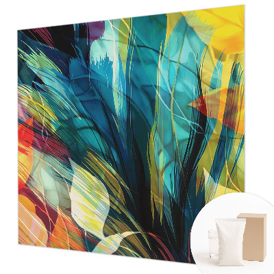 Vliesová tapeta Abstraktné listy