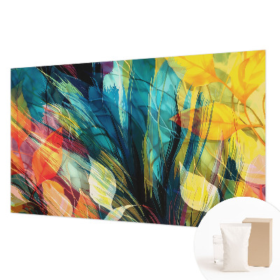 Vliesová tapeta Abstraktné listy