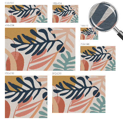 Fototapeta na mieru Listové vzory