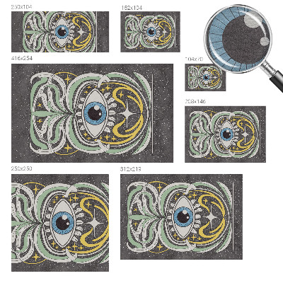 Fototapeta do spálne Symetrické oko