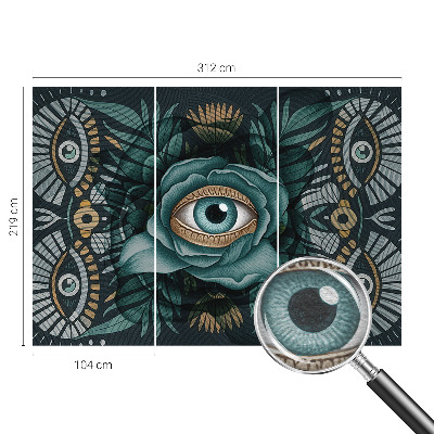 Vliesová fototapeta do obývačky Kvetinové oko