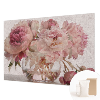 Vliesová fototapeta do spálne Pivoňkový kúzlo