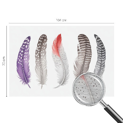 Vliesová fototapeta pre deti Vzorované perie