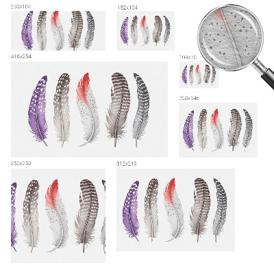 Vliesová fototapeta pre deti Vzorované perie