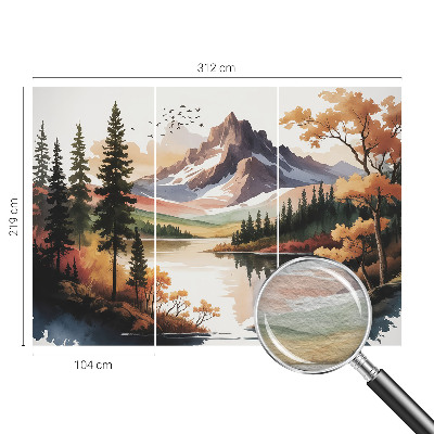 Fototapeta s potlačou na vliese Horská jeseň