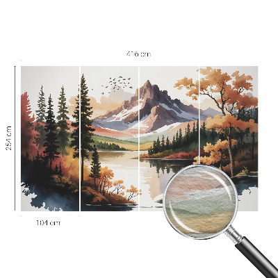 Fototapeta s potlačou na vliese Horská jeseň